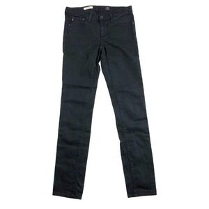 AG The Stilt Cigarette Leg Black Jeans- 27
